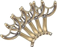 PATIKIL 5-Pack Bronze Ceiling Fan Blade Arms for 52" Fans - Durable Zinc Alloy Replacement Mounting Brackets to Fix Wobble & Noise