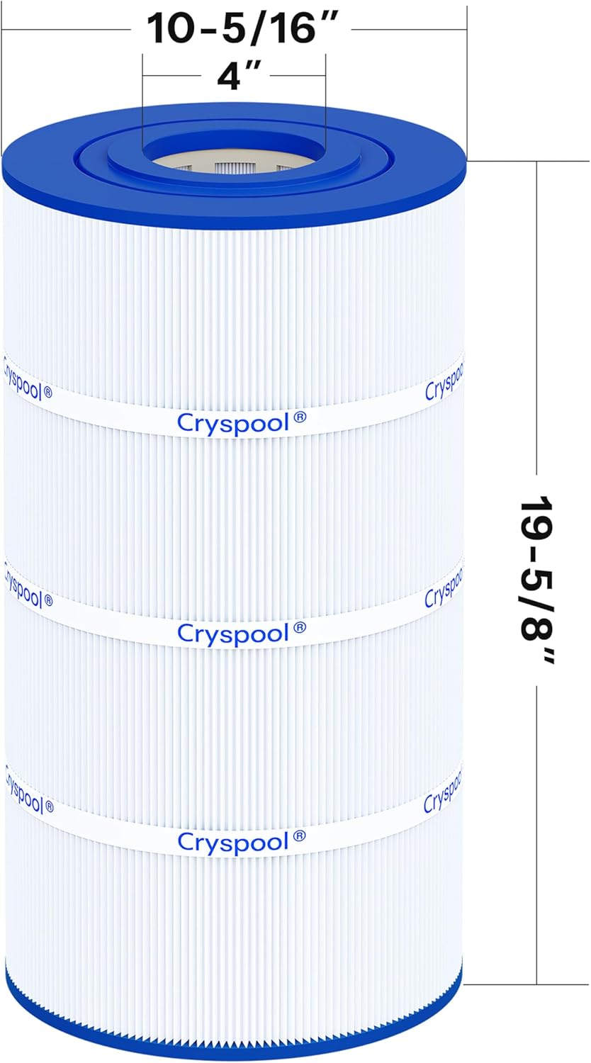 Cryspool® C100S Filter Compatible with CX100XRE, C100S, SwimClear C100S, PA100S, C-9440, 100 Sq. Ft Pool Filter Cartridge, 1 Pack - Image 4