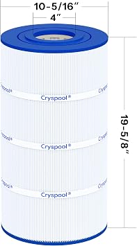 Cryspool C100S Filter Compatible with CX100XRE, C100S, SwimClear C100S, PA100S, C-9440, 100 Sq. Ft Pool Filter Cartridge, 1 Pack