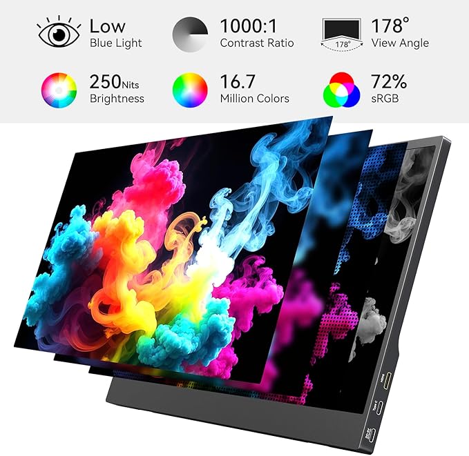 Monitor Extensor 15.6 FHD IPS miniatura 2