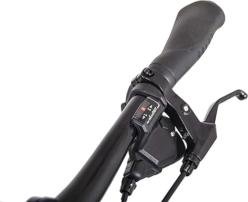 Miniatura 4 de Tommaso Sorrento - Bicicleta híbrida, fitness y cercanías, barra plana Shimano Tourney, negro mate