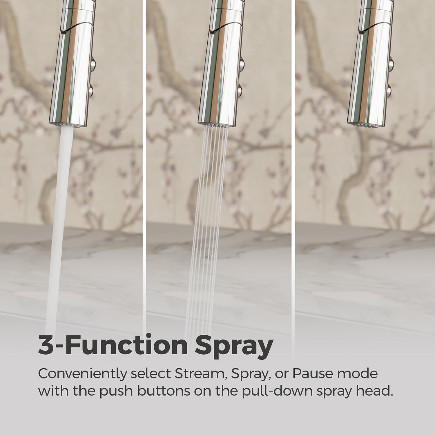 Pfister Exemplar Kitchen Faucet with Pull Down Sprayer, Single Handle, High Arc, Polished Chrome Finish, F529-7EPC