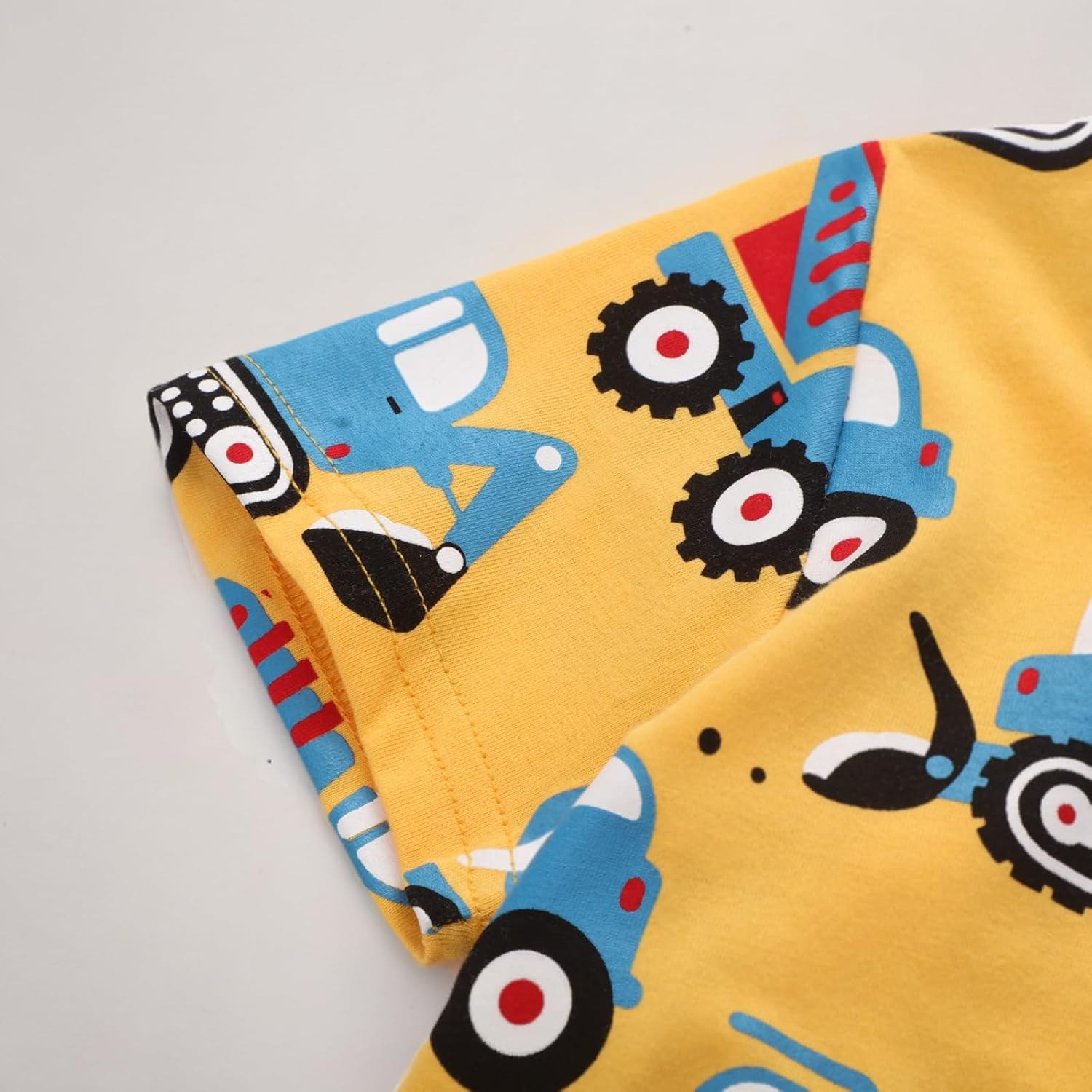 Construction Shirts Toddler Boy Kids Short Sleeve T Shirts Truck - Image 5