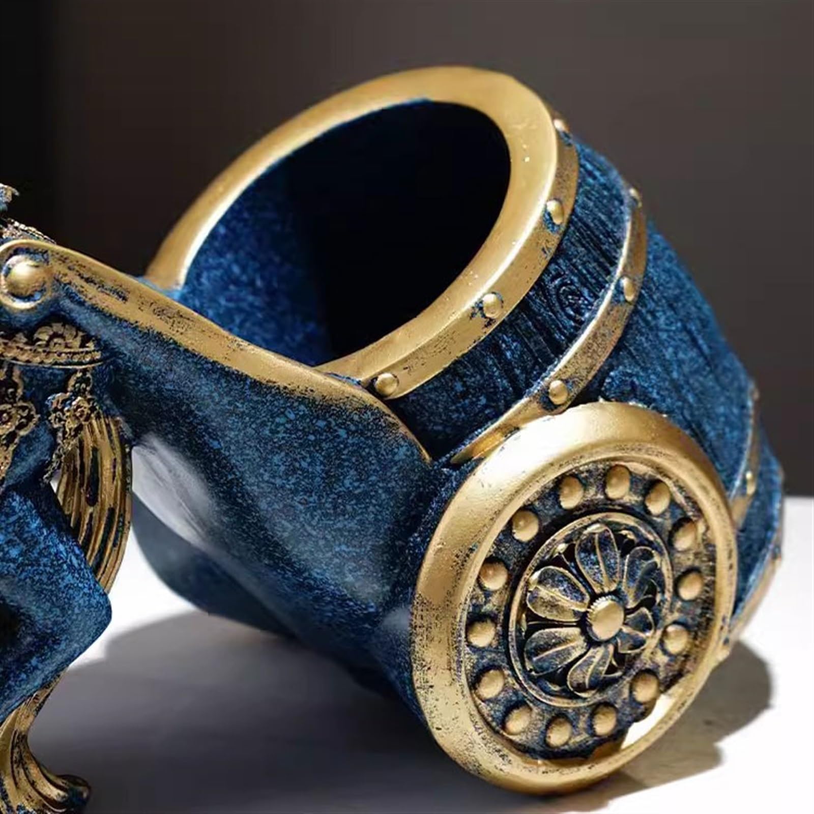 Uchwyt na butelkę wina Ozdoba „Koń do sukcesu” w salonie Stojak na wino Stojak na wino(Blue)