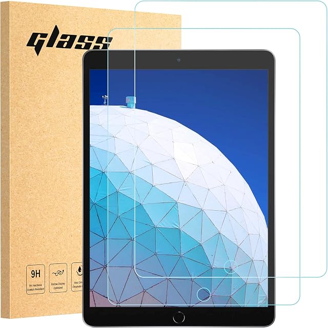 Whioltl Screen Protector for iPad Air 3 (10.5 Inch 2019 Model) and iPad Pro 10.5 (2017), Case Friendly Tempered Glass Film Shockproof Scratchproof oilproof 99.99% HD Clarity