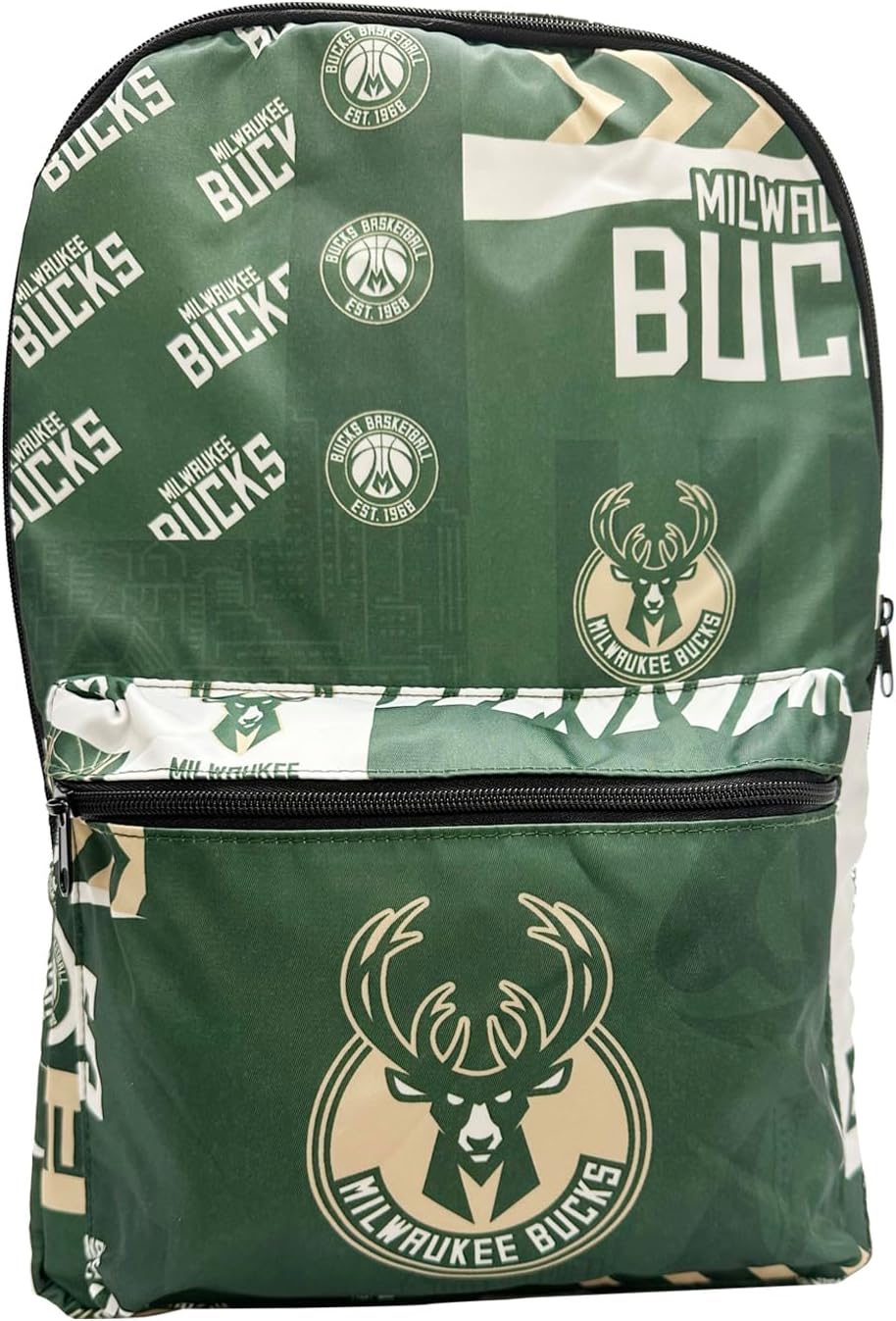 Pro Specialties Group Milwaukee Bucks basketball travel backpack, hiking, gym Backpack durable bag designed for men and women. Ideal for Adults, extra-large & waterproof use for various activities - Image 4