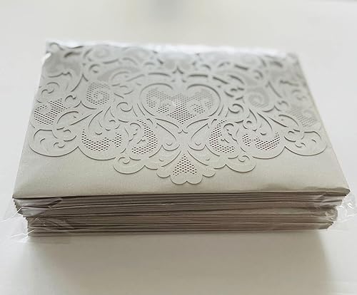 Miniatura 6 de 25 tarjetas de invitaciones de boda de corte láser europeo 3D triple novia y novio tarjeta de felicitación de encaje suministros de fiesta de boda