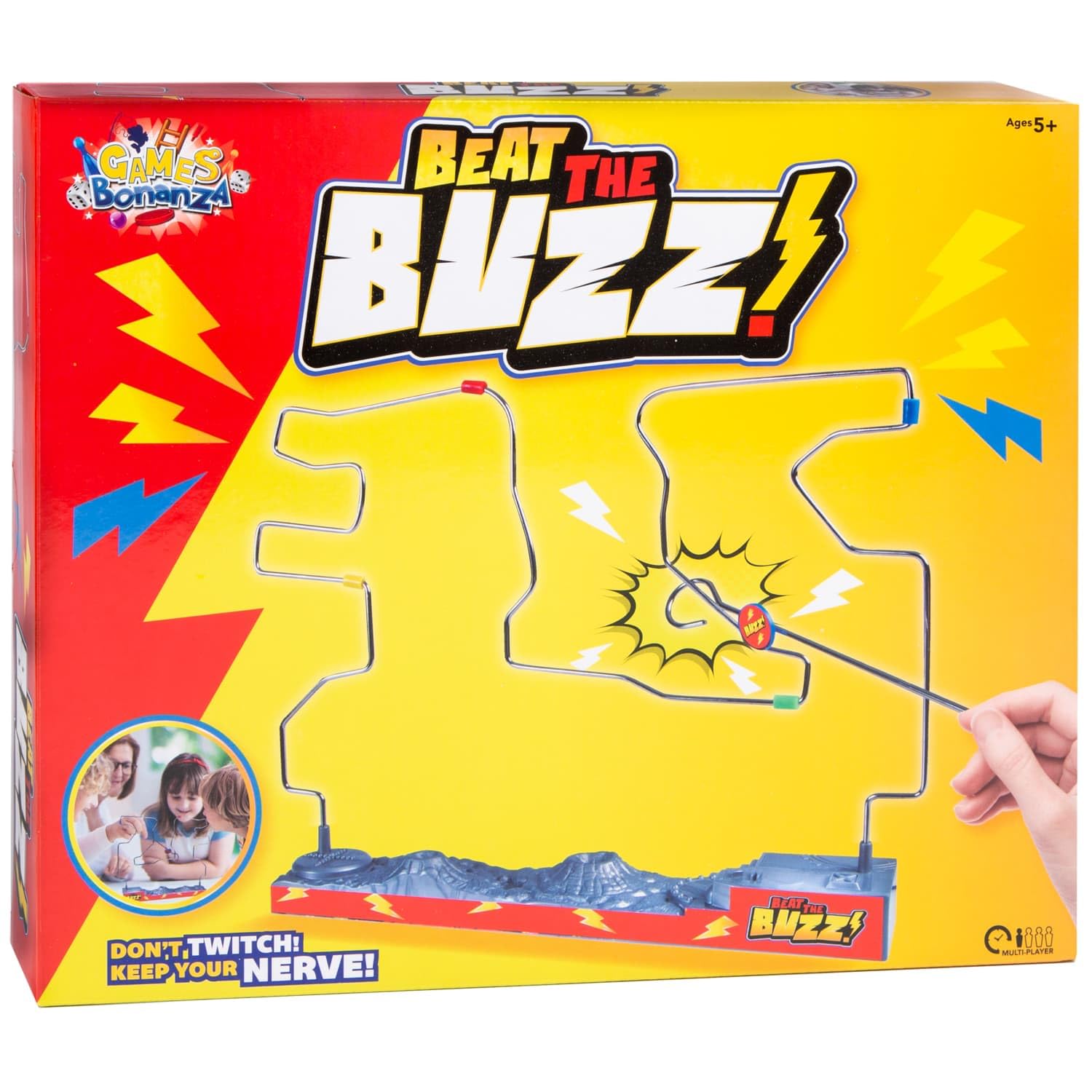 SelectTraders Beat the Buzz Game, Skill Game with Wire Frame and Obstacles, Ages 5+