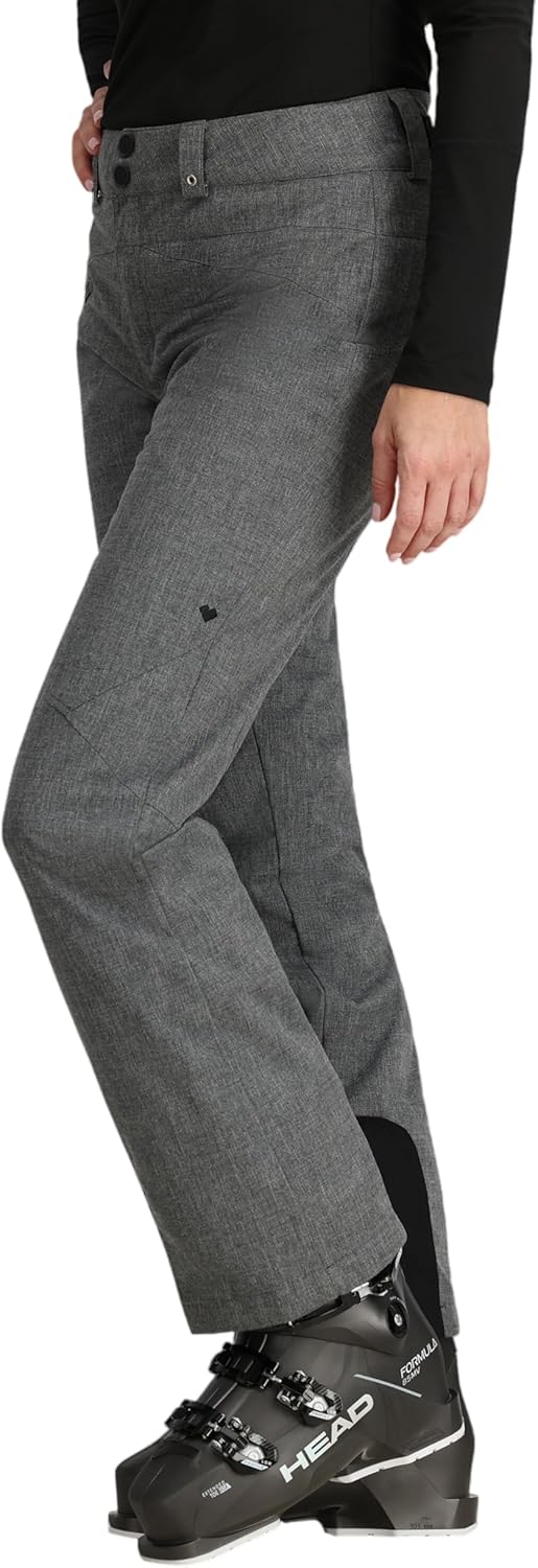 Obermeyer Womens Malta Snow Ski Pants, Thermore Insulated and Waterproof for Skiing & Snowboard, Grey Charcoal, Size 16 - Image 2