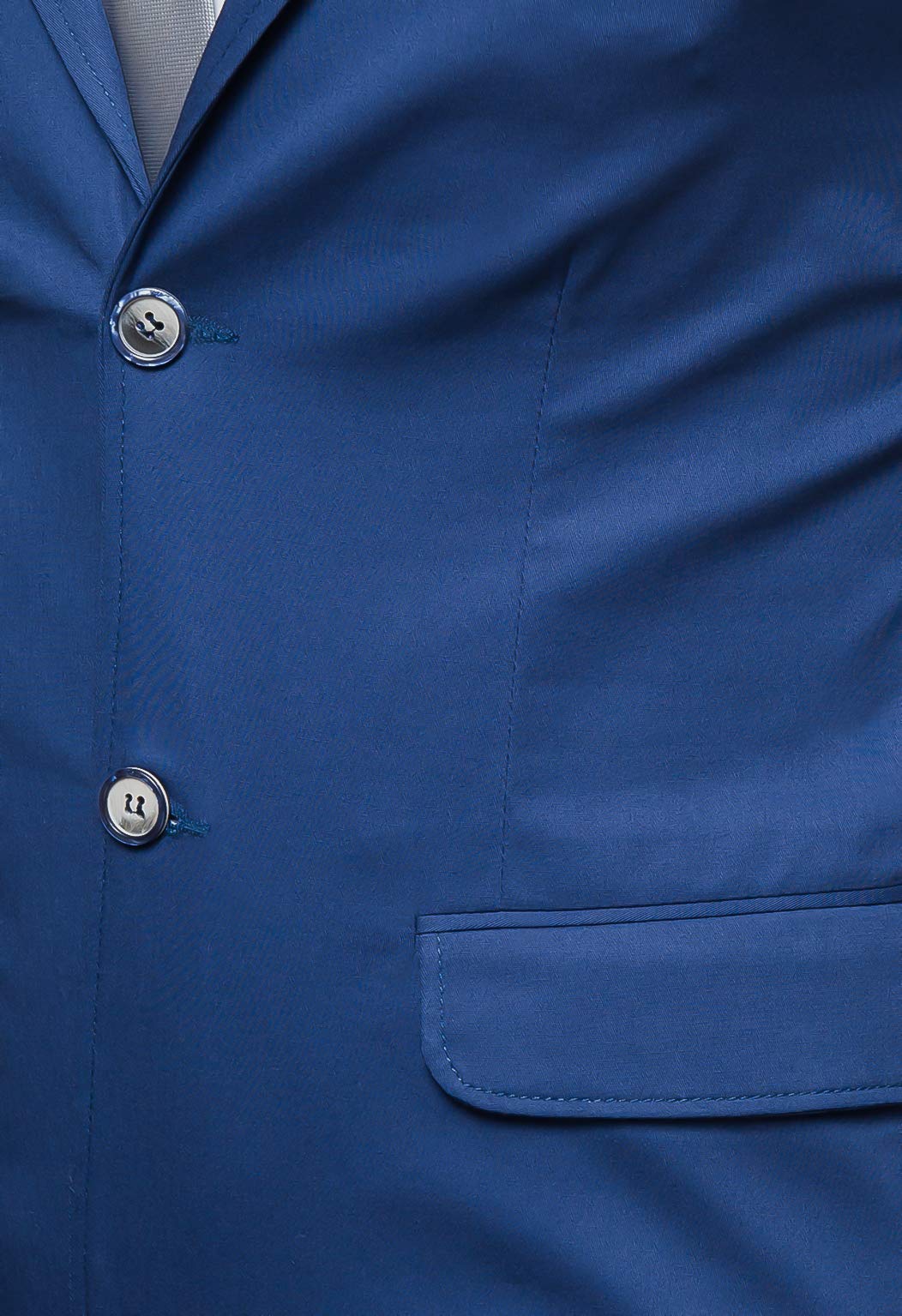 Evoga - Vestido para Hombre de sastrería, Color Azul, 100% Fabricado en Italia