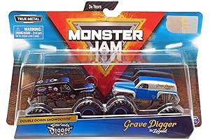 Son-Uva Digger and Grave Digger Duo: Miniature Metal Monster Machines