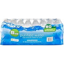 Purified Drinking Water 8oz 80 Count Mini Water Bottles - Bulk, BPA Free small waterbottles with Added Minerals, Refreshing Taste, Idealwater pack Gift set for Everyday use & Emergency Supply