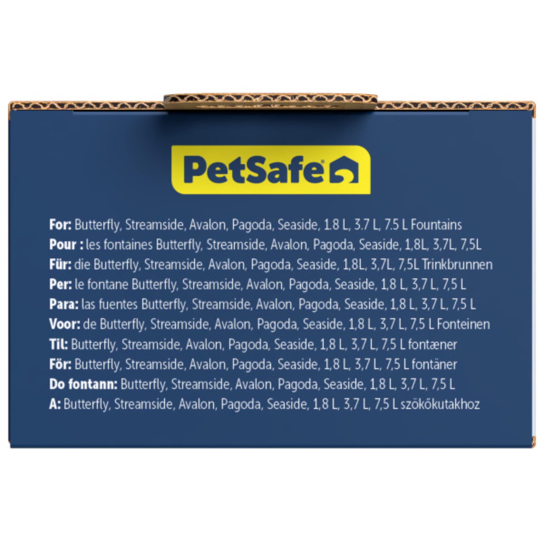PetSafe Drinkwell Carbon Replacement Filters, Keeps Water Clean & Fresh, Compatible with Multiple PetSafe Fountains, 4 pack, White