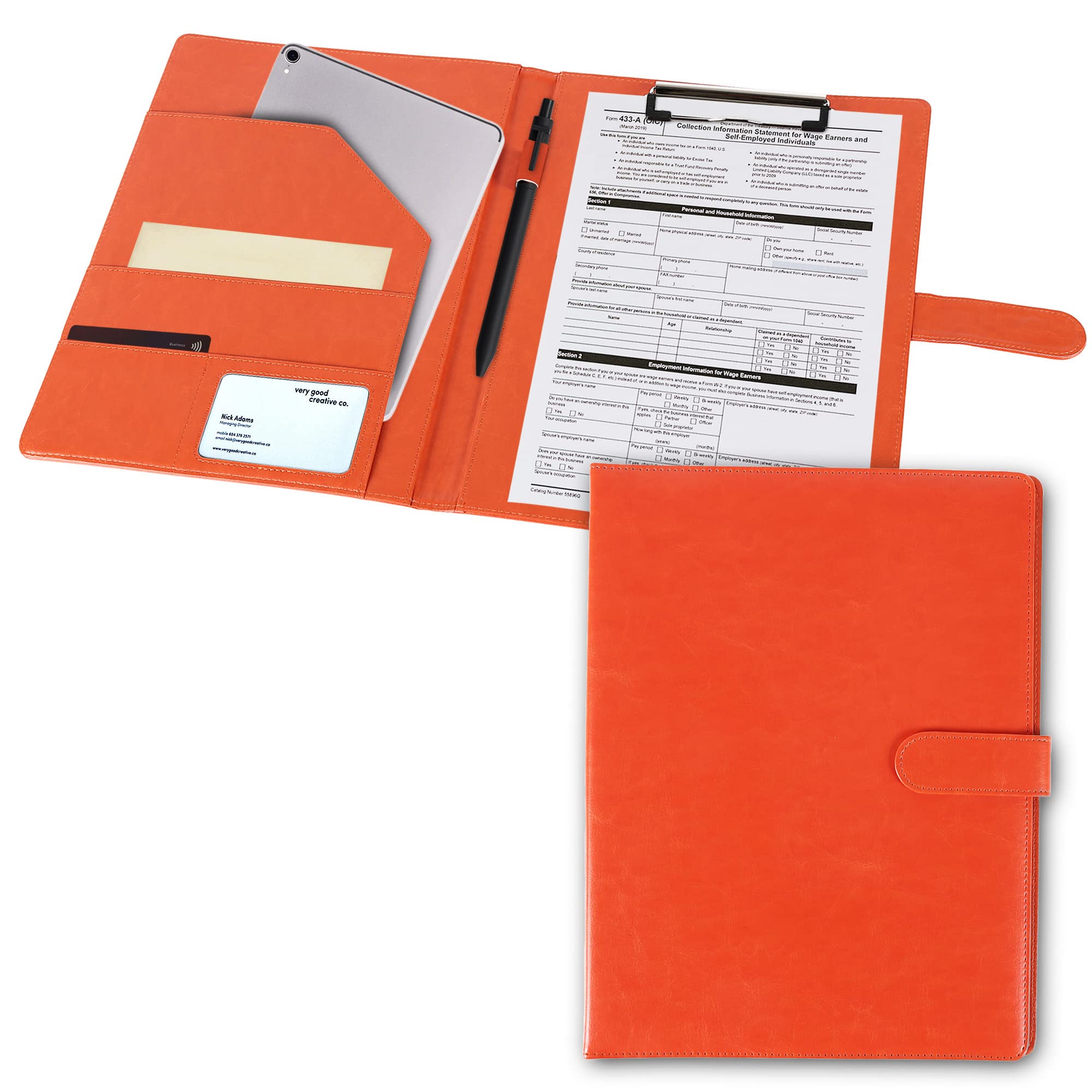 Amazon | 【ビジネスの必須アイテム】 バインダー クリップボード A4