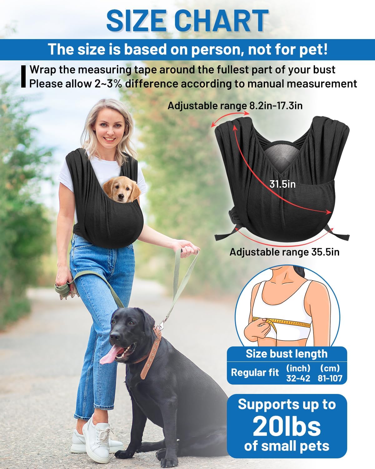 The Ultimate Hands-Free Solution: Dog Sling Carrier for Small Dogs Review