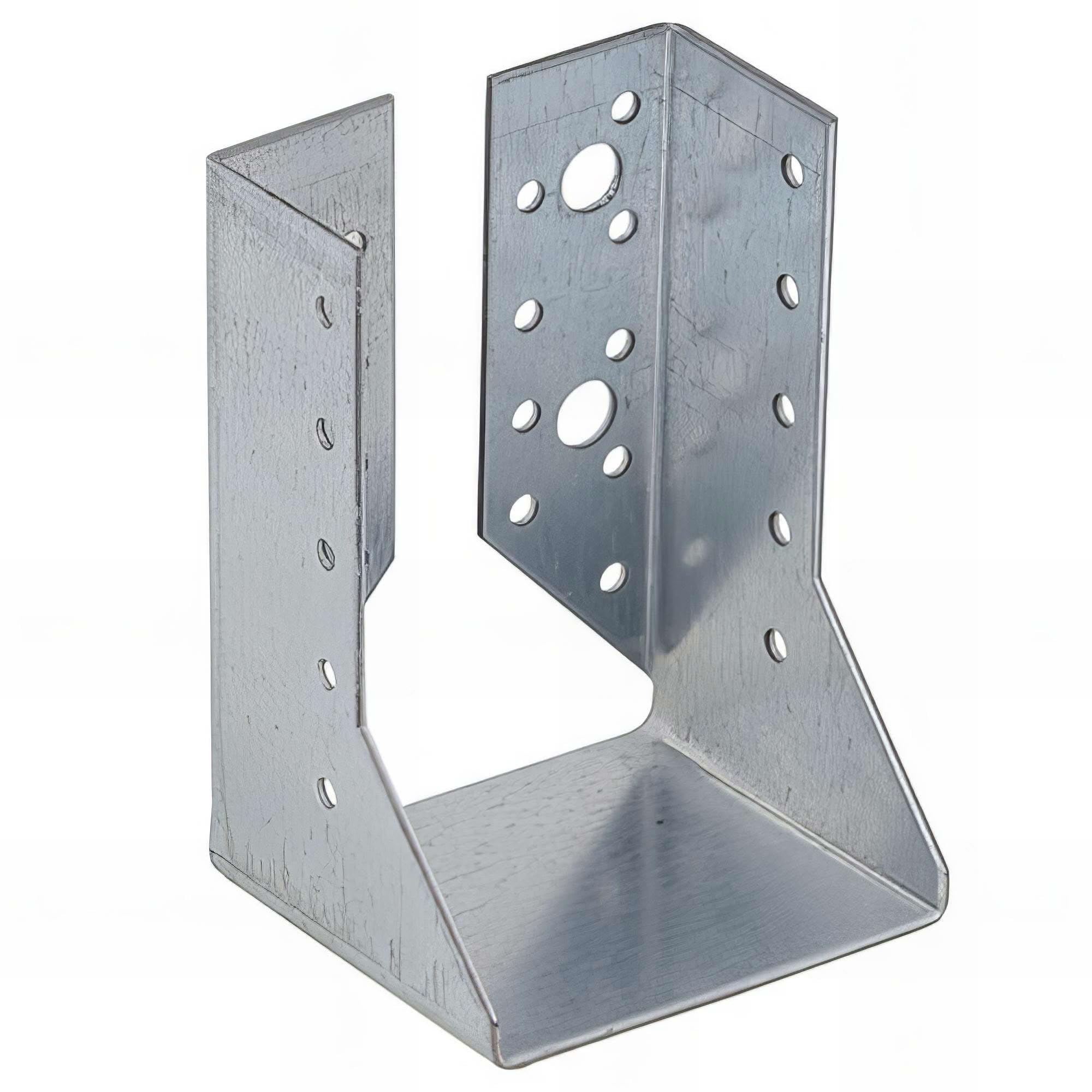 Sabot de charpente galvanisé à ailes intérieures - Larg. 80 x Ht. 120 mm