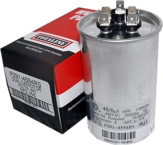 Totaline P291-4553RS Replacement 45 5 uf/Mfd 370/440 VAC Universal Capacitor