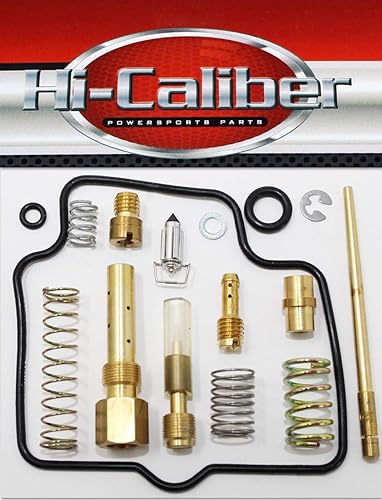 Hi-Caliber Powersports Parts Kit de reconstrucción de carburador para reparación de carbohidratos Suzuki LT-F 250 Ozark 2002-2009 2012-2014