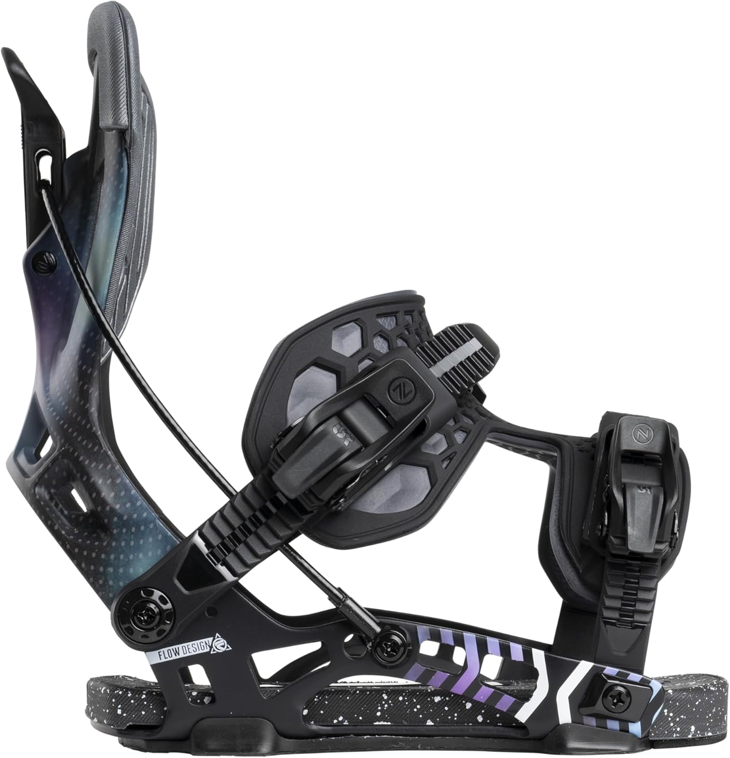 FLOW NX2 FUSION スノーボードビンディング Lサイズ ブラック NX2