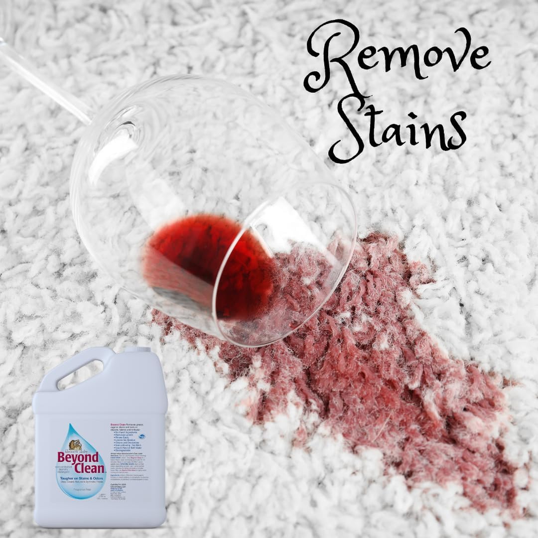 UNICORN BABY BEYOND CLEAN. Baby Safe Detergent. Deep Scour Cleaning on Woolies, Cloth Diapers, and any Raw Type of Fiber. Fragrance Free. 1 Gallon