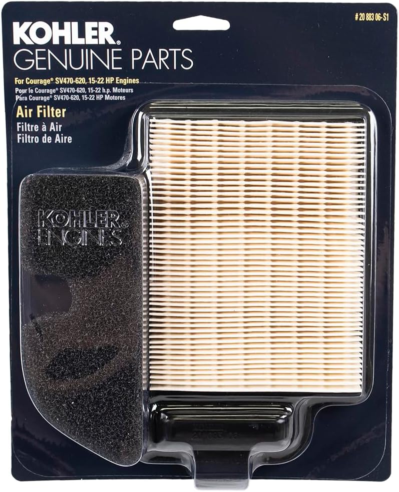 KIT FILTRO ARIA Kohler SV470-SV620 tosaerba KH-20 883 02-S1