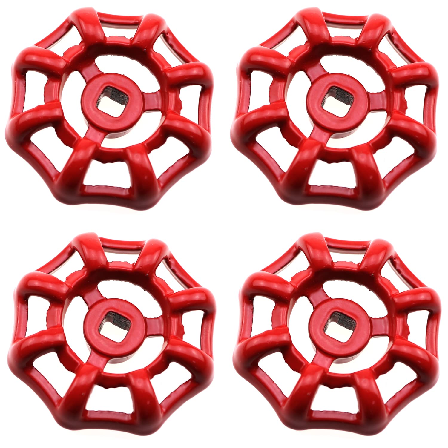 Eoutstanding 4pcs Cast Iron Valve Handle Gate Valve Ball Hand Wheel