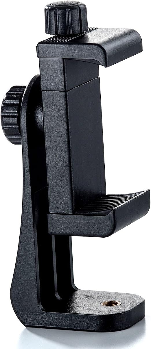 Adaptador de trípode para teléfono celular, adaptador de trípode para soporte universal para teléfono inteligente WixGear para todos los teléfonos inteligentes