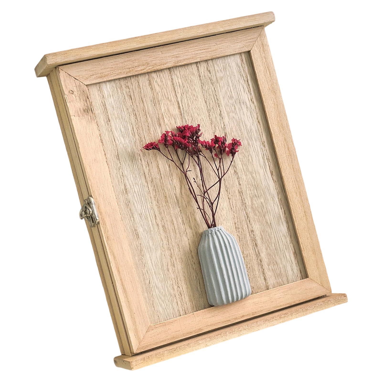 Kalttoy Entryway Wall Mounted Storage Solution with 6 Hook Natural Wood Construction and Farmhouses Charm Farmhouses Wall Decors Rack