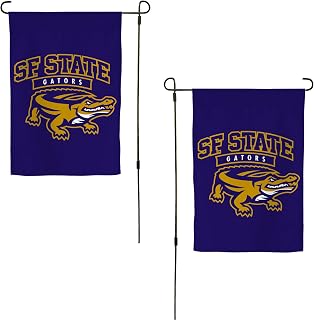 Desert Cactus San Francisco State University SFSU Garden Flag – 19 x 12 inch San Francisco Gators Banner, For Outdoor Display and Events (Design 1)