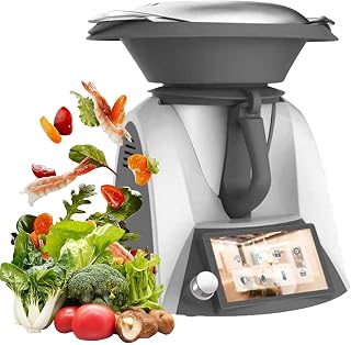 Robot de cocina eléctrico Thermomixer, pantalla TFT de 7 pulgadas, 35-11000 RPM, mezcla de 360° para freír y guisar, máquina de cocina versátil