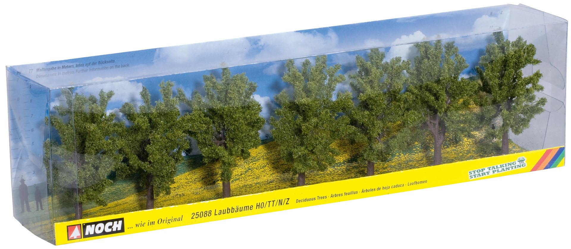 Noch 25088 8 cm High Deciduous Trees Landscape Modelling (7-Piece)