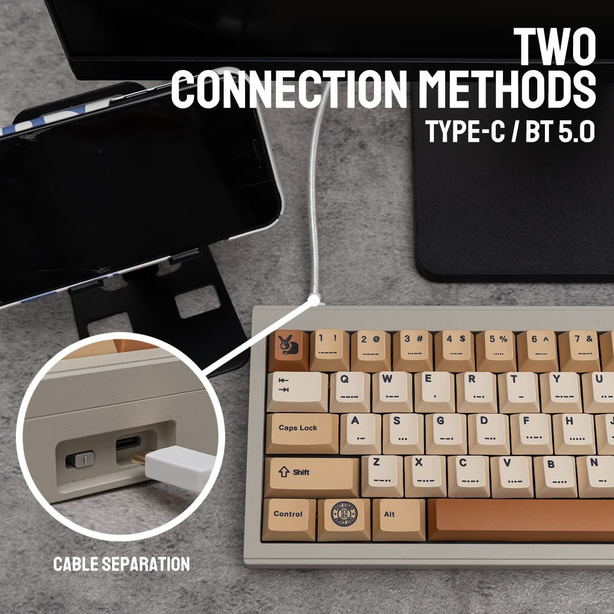 Amazon.com: SUEHIODHY CIDOO V65 V2 65% Mechanical Keyboard,Hot