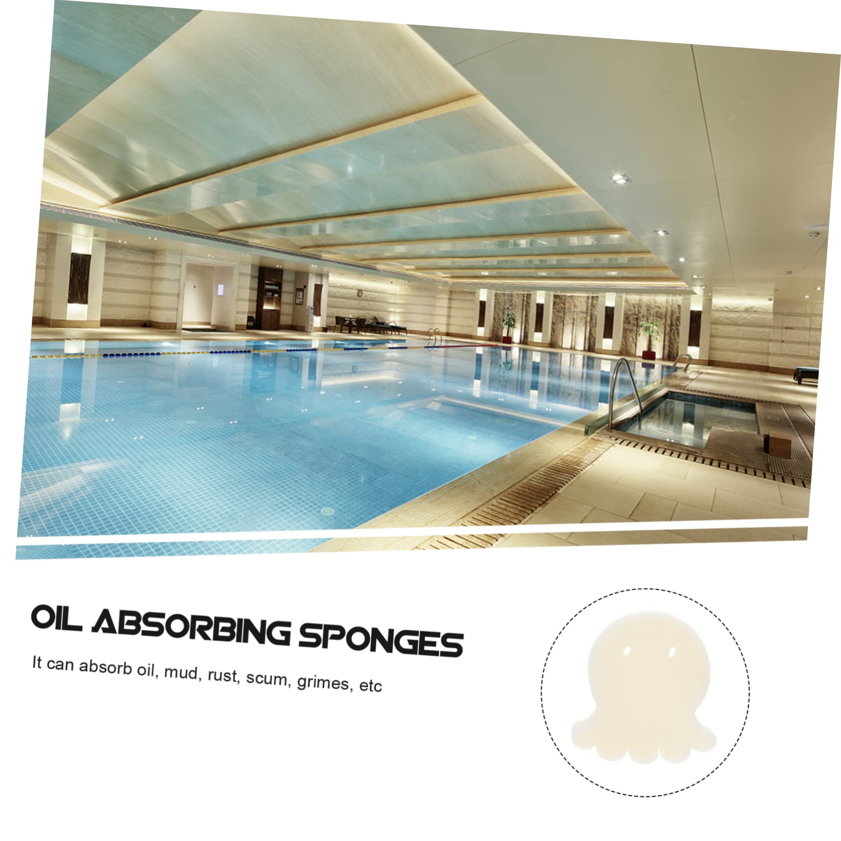 SOLUSTRE 64stücke Teiliges Ölabsorbierender Schwamm Tierform Für Schwimmbecken Effektive Filterung Und Reinigung Für Sauberes Wasser Für Pools Und
