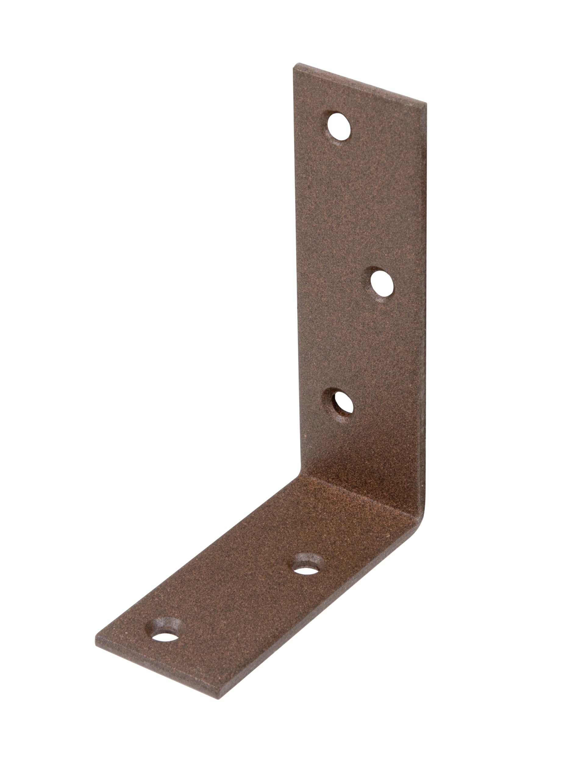 Alberts 822187 DURAVIS® Escuadra para viga, Lados desiguales, Con doble recubrimiento marrón óxido, Tamaño 75 x 100 x 30 mm, Juego de 50