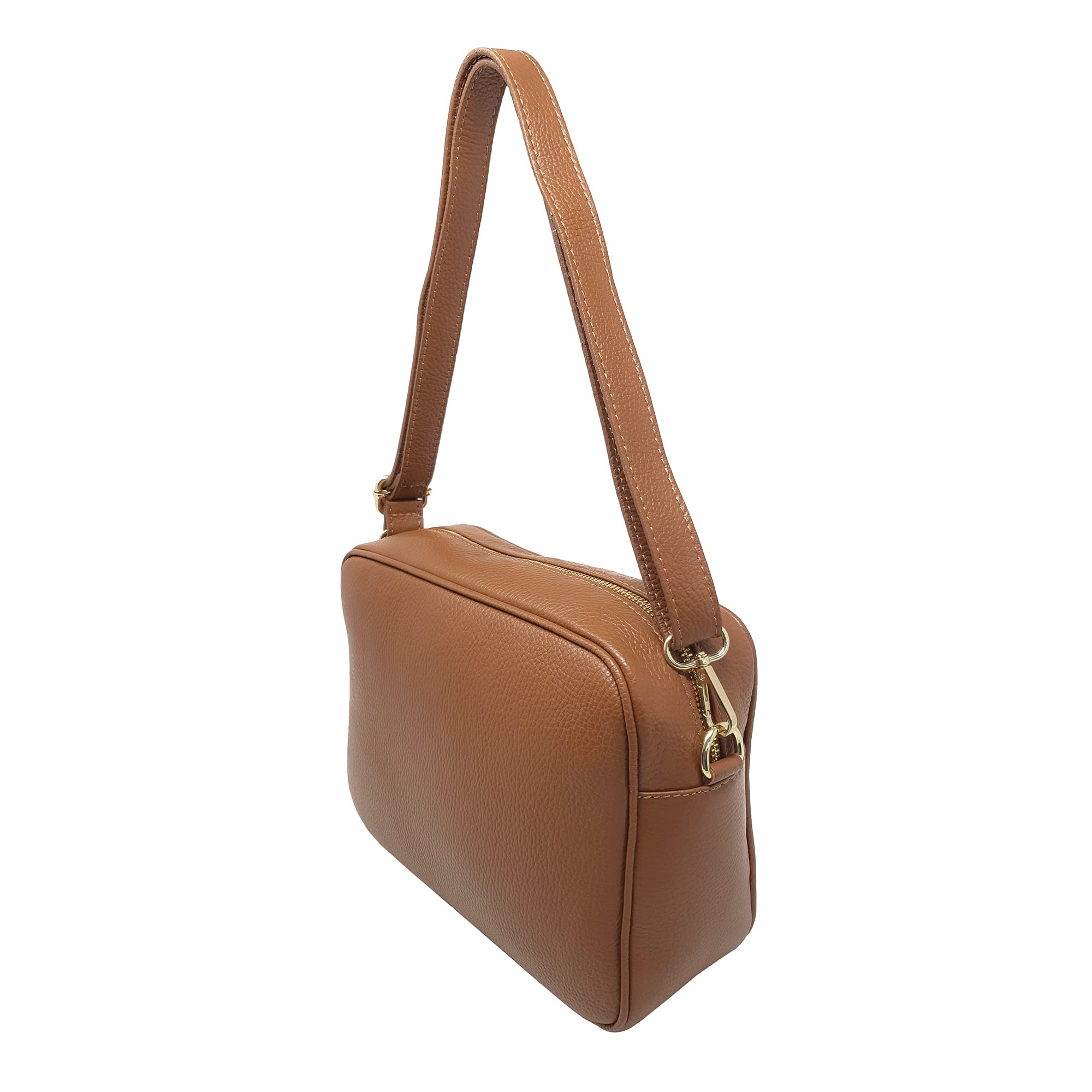 Chicca Borse Tracolla Donna Borsa in Pelle Italiana Borsetta a Spalla