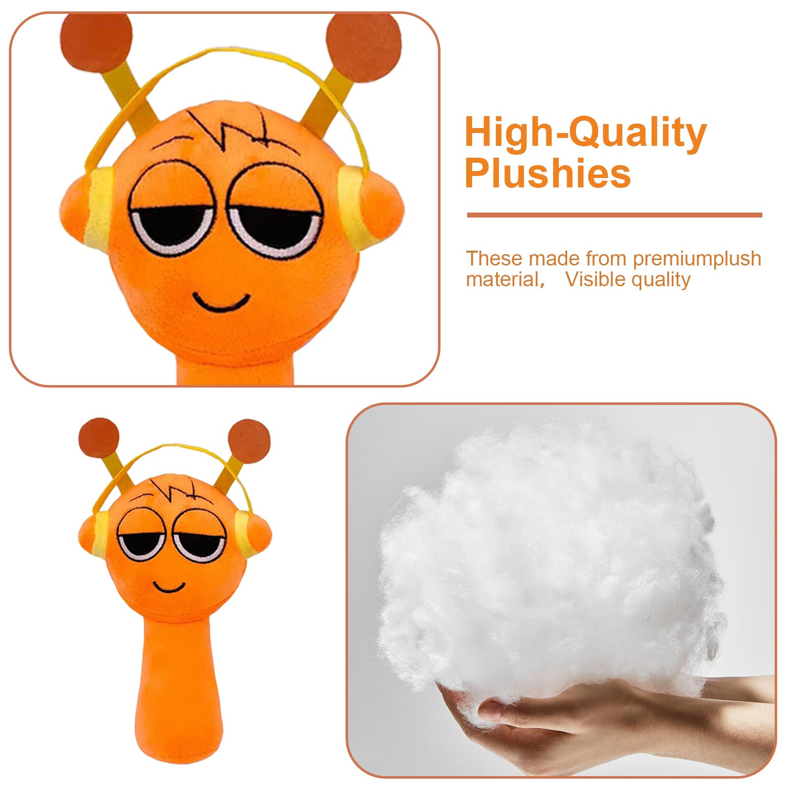 Peluche Sprunki Simon Wenda 2025 – Gioco Morbido Per Bambini, Nuovo