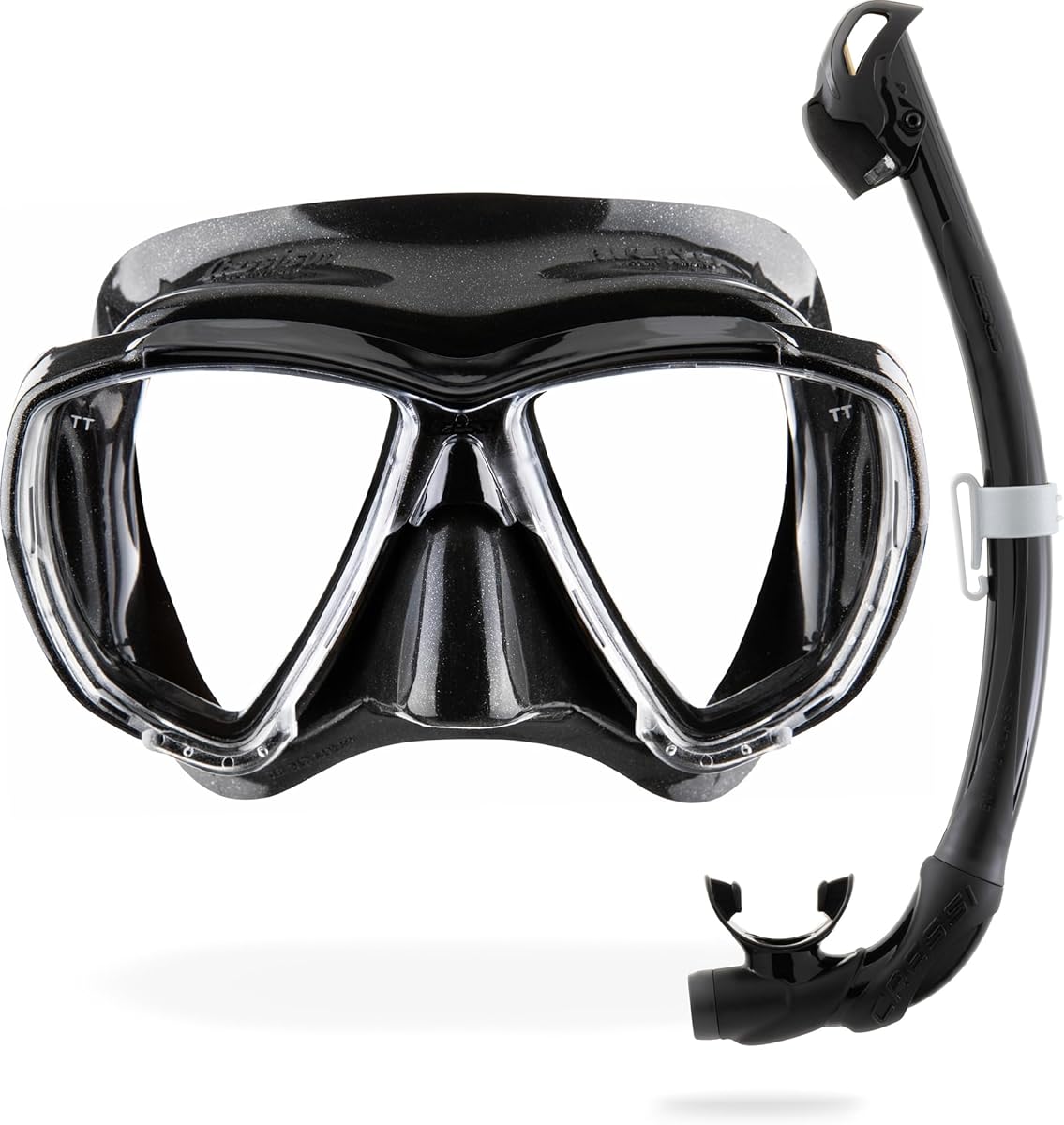 Cressi Mask and Snorkel Kit for Snorkeling and Freediving - Wide View and Dry Snorkel- Big Eyes & Seal Dry - Made in Italy
