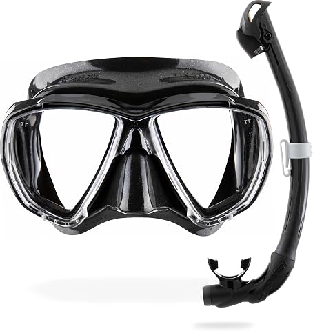 CRESSI Big Eyes + Seal Dry Combo - Set Combinado para Adultos Máscara Big Eyes y Innovador Snorkel Seal Dry, Ideal para Buceo y Snorkeling, Talla Única
