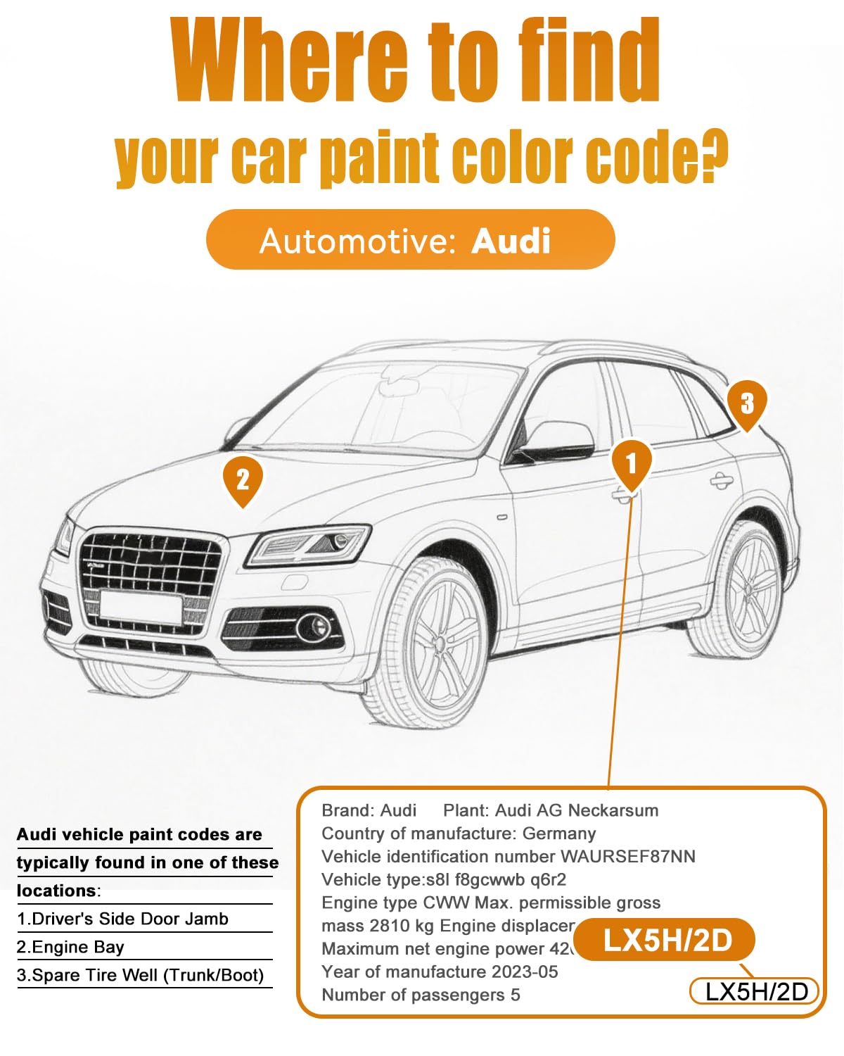 Platinum White Pearl NH-883P Compatible with Honda 2-in-1 Touch Up Paint Pen Ultimate Car Scratch Repair Kit，Quick Fix Rust-Resistant and Long-Lasting Paint Scratch Remover — view 82