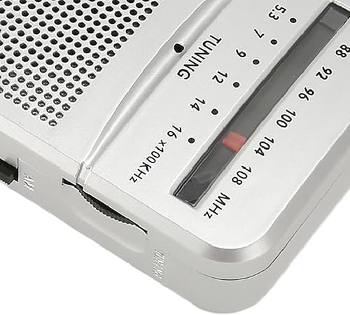 Miniatura 9 de Portable AM FM Radio Speaker, Double Waveband, Multiple Play Modes, High Sensitivity, Simple Operation with External Antenna for Outdoor Travel Home