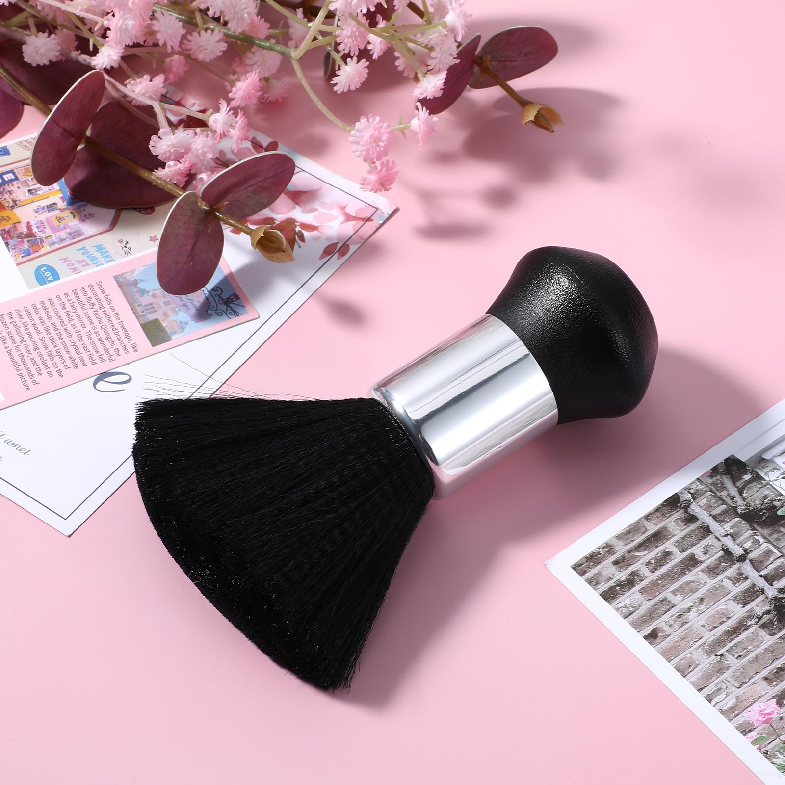 Friseur Bürste Nackenpinsel Friseur Salon Friseurbürste Friseurzubehör Nackenpinsel Mit Griff Barber Neck Duster Brush Professionelle Barber Brush Für Friseursalon Abbürsten Haaren