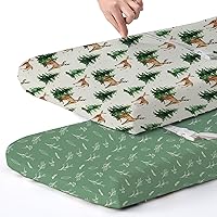 Vista 71 de BROLEX - Juego de sábanas elásticas ajustables para moisés, paquete de 2 sábanas para moisés/colchón, unisex, para niños y niñas, ultra suave, búho