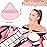 Pimoys 12 Pieces Powder Puff Face Triangle Makeup Puff Soft Cosmetic Foundation Sponge Velour Puff for Loose Powder Body Powder Beauty Wet Dry Makeup Tool(Black, Pink)