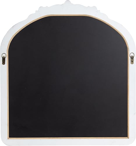 Miniatura 7 de Kate and Laurel Jenelle - Espejo de pared barroco tradicional arqueado, 28 x 30 pulgadas, blanco, espejo de arco vintage envejecido de inspiración