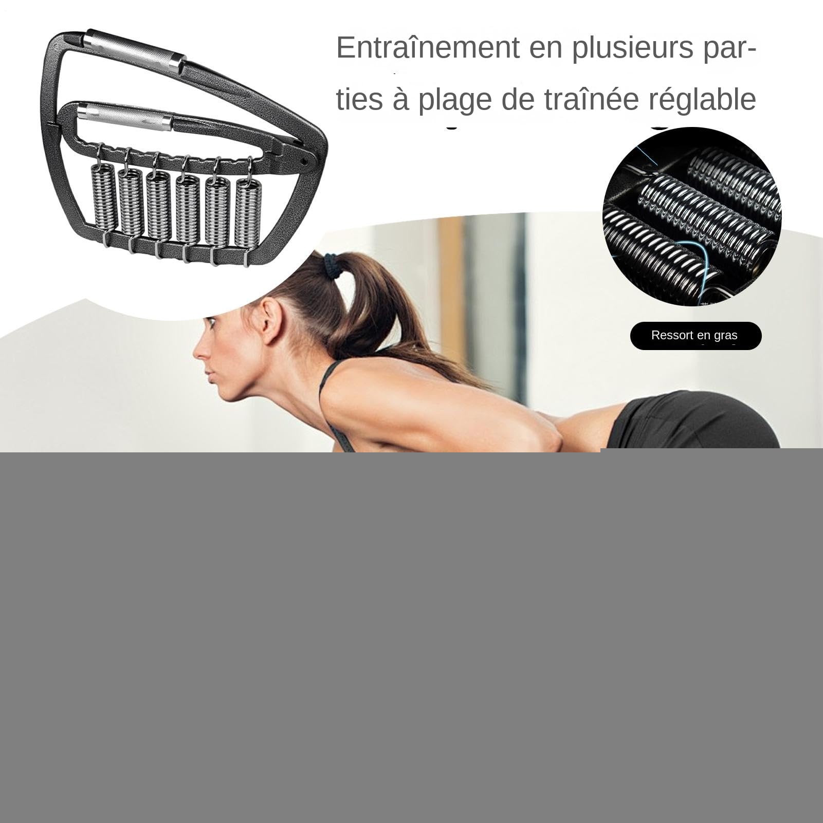 Kraftgriff | 23 bis 454 kg Krafttrainer, verstellbar – Verstärkungsgriff für Sport, Zuhause, Reisen, Erwachsene, Senioren, Athleten, Erholung
