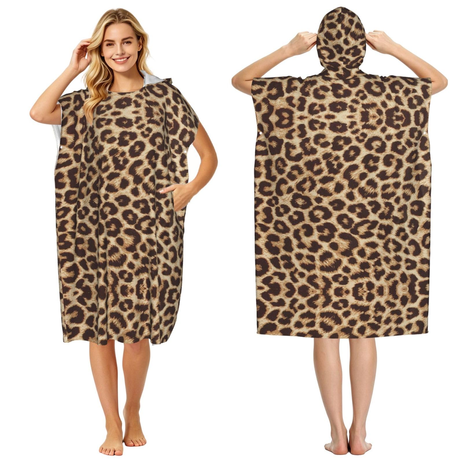 Peignoir à langer adulte et serviette de bain microfibre pour surf d'été