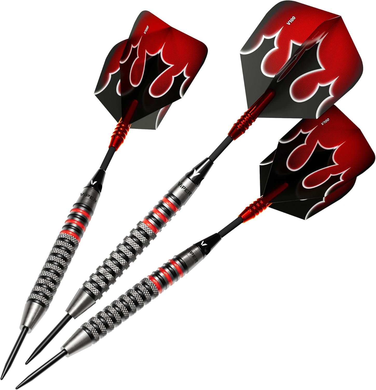 Viper Shot King Soft Tip Darts, 80% Tungsten 20 Grams, Professional Darts Plastic Tip Dart Set for Electronic Dartboard, Includes Nomad Case and Dart Accessories