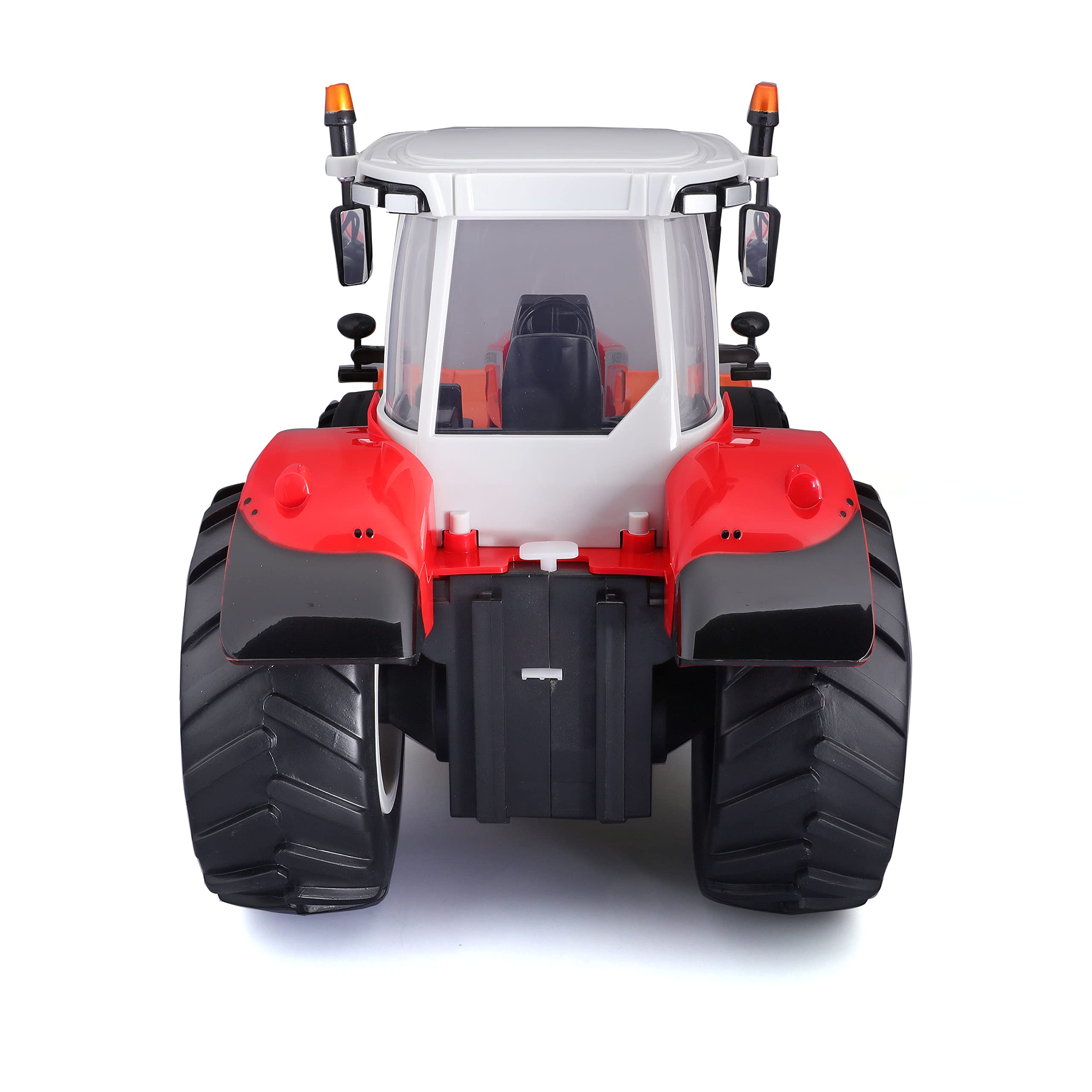 Maisto Tech R/C Massey Ferguson 5S.145 - Tractor teledirigido con luz y quitanieves Desmontable, con Controlador de Palo, a Partir de 8 años, Rojo (582724)
