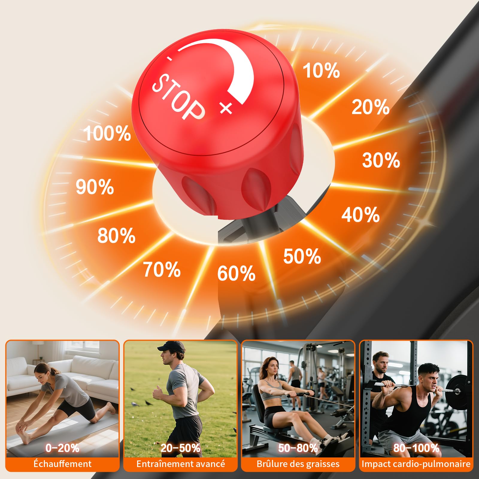 HXD-ERGO Vélo d’Appartement Magnétique Silencieux – Résistance Infinie, Structure Stable, Siège & Guidon Réglables, Écran LCD, Compatible Kinomap/Zwift, Charge 150 kg