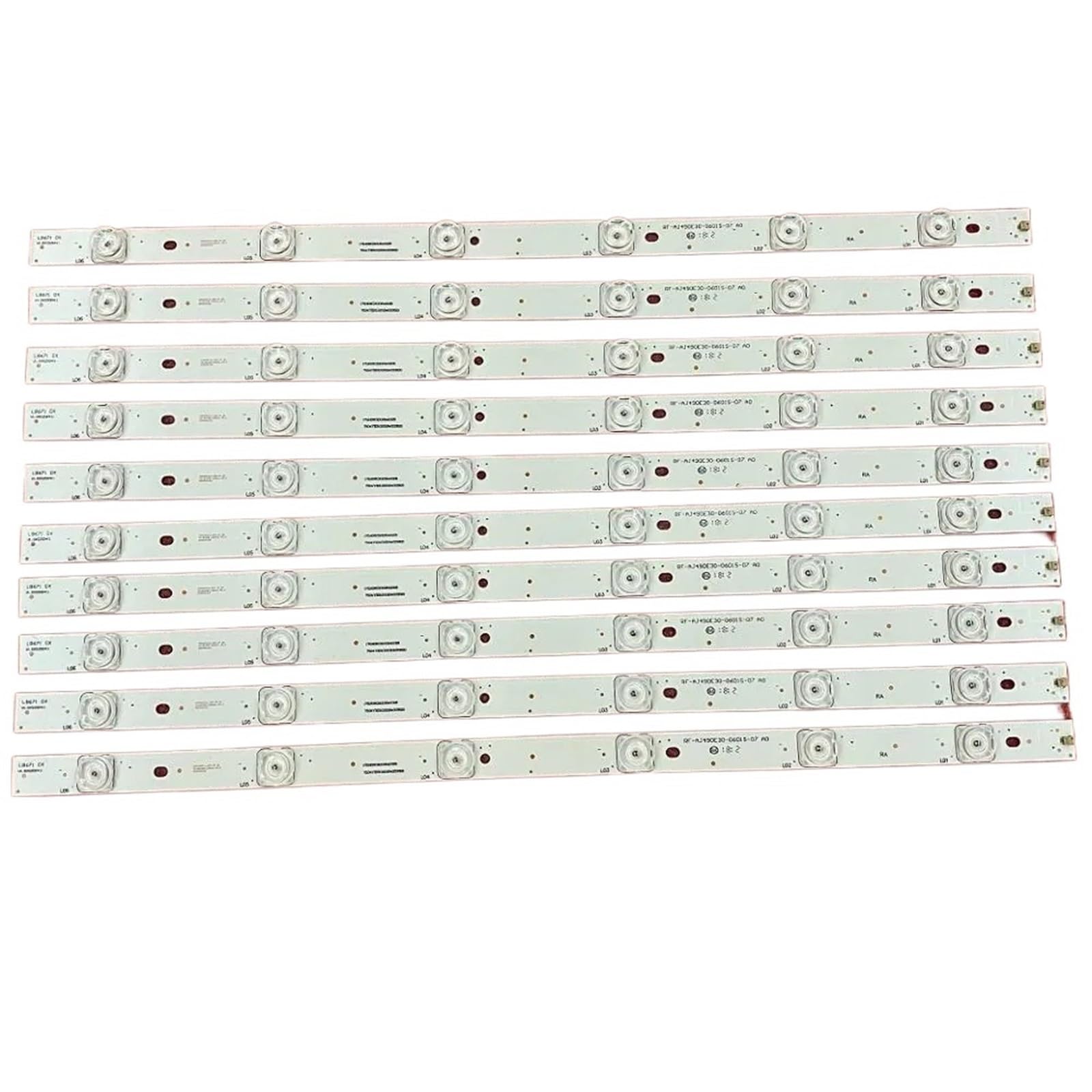 LED Backlight Strip Compatible with TV LC-49UI8872ES LC-49CUG8362KS LC-49CFG6241 LC-49UI8872E LC-49SFE7332 LC-49CFE5221 LC-49UI8872 Color 50pcs for 5 TV